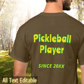 Speciaal tekstafel of eigen tekst toevoegen t-shirt