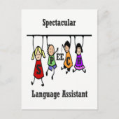 Speciaal tekstdocent patholoog briefkaart (Voorkant)