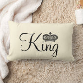 Speciaal tekstontwerp voor koning en kroon kussen (Deken)
