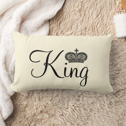 Speciaal tekstontwerp voor koning en kroon kussen (Deken)