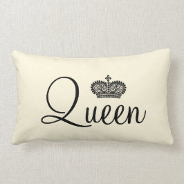 Speciaal tekstontwerp voor koningin en Kroon Kussen