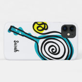 Speciaal tennisracket- en kogelsportontwerp Case-Mate iPhone case (Achterkant (horizontaal))