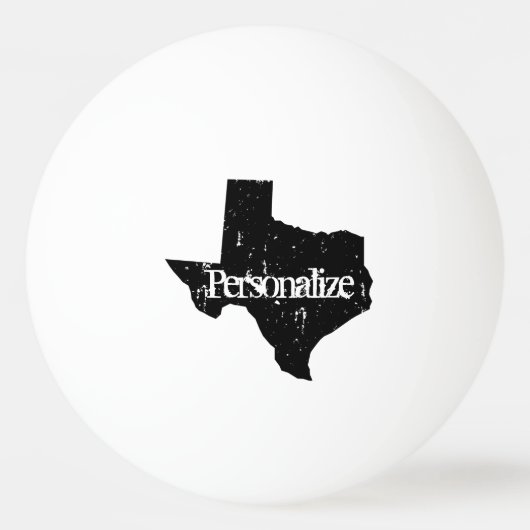 Speciaal Texas pingpongbal voor tafeltennis (Voorkant)