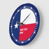 Speciaal Texas State Flag Design op een Grote Klok (Hoek)
