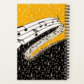 Speciaal themajournaal voor Gold-muziek Notitieboek (Achterkant)