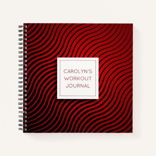 Speciaal tijdschrift voor geometrische golven notitieboek (Voorkant)