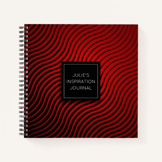 Speciaal tijdschrift voor geometrische golven notitieboek (Voorkant)