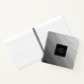 Speciaal tijdschrift voor geometrische golven notitieboek (Binnen)