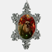 Speciaal Tin Sneeuwvlok Ornament (Links)