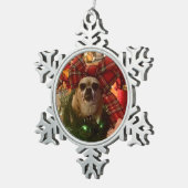 Speciaal Tin Sneeuwvlok Ornament (Rechts)