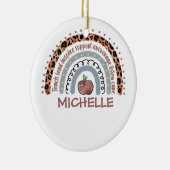 Speciaal trainer voor de regenboog | Aangepaste na Keramisch Ornament (Rechts)