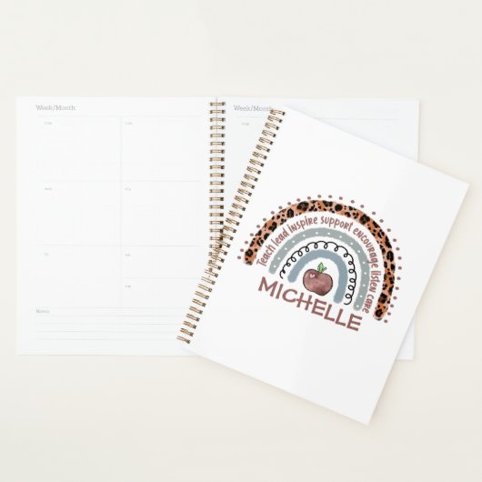 Speciaal trainer voor de regenboog | Aangepaste na Planner (Display)