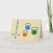 Speciaal trainingstrainer voor de geschiktheid van bedankkaart (Voorkant)