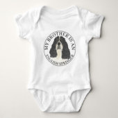 Speciaal Tricolor English Springer Spaniel Romper (Voorkant)