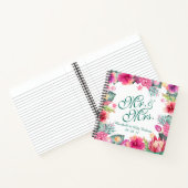 Speciaal Tropisch Floral Wedding Guestbook Notitieboek (Binnen)