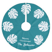 Speciaal tropisch kerstpalmblad Holiday Kerstboom Rok (Voorkant)