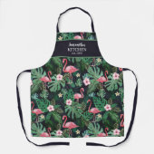 Speciaal Tropisch Roze Flamingo Apron Schort (Voorkant)