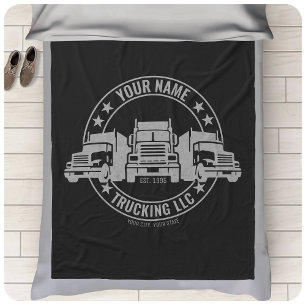 Speciaal truckgebruik op de vrachtwagen Trucker Bi Fleece Deken