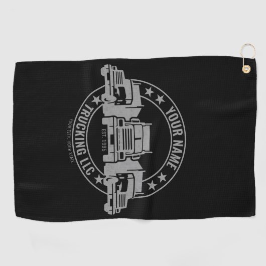 Speciaal truckgebruik op de vrachtwagen Trucker Bi Golfhanddoek (Horizontaal)