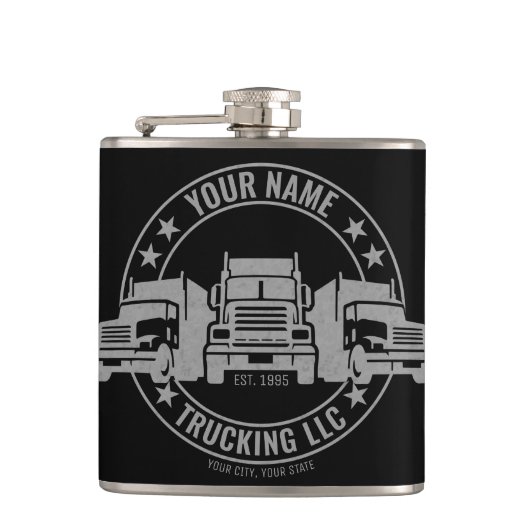 Speciaal truckgebruik op de vrachtwagen Trucker Bi Heupfles (Voorkant)