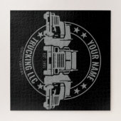 Speciaal truckgebruik op de vrachtwagen Trucker Bi Legpuzzel (Horizontaal)