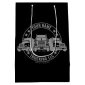 Speciaal truckgebruik op de vrachtwagen Trucker Bi Medium Cadeauzakje (Achterkant)