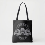 Speciaal truckgebruik op de vrachtwagen Trucker Bi Tote Bag (Voorkant)