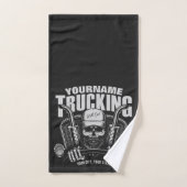 Speciaal truckgebruik Tucker Big Rig Truck Bad Handdoek (Handdoek)