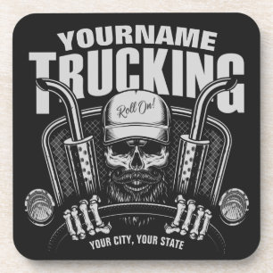 Speciaal truckgebruik Tucker Big Rig Truck Bier Onderzetter