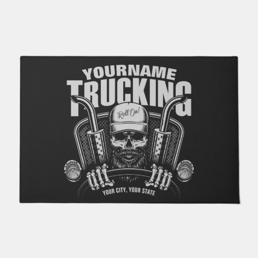 Speciaal truckgebruik Tucker Big Rig Truck Deurmat (Voorkant)
