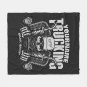 Speciaal truckgebruik Tucker Big Rig Truck Fleece Deken (Voorkant (Horizontaal))