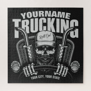Speciaal truckgebruik Tucker Big Rig Truck Legpuzzel