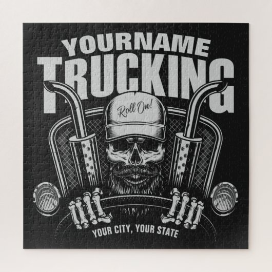 Speciaal truckgebruik Tucker Big Rig Truck Legpuzzel (Verticaal)