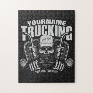 Speciaal truckgebruik Tucker Big Rig Truck Legpuzzel