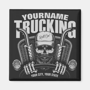 Speciaal truckgebruik Tucker Big Rig Truck Magneet