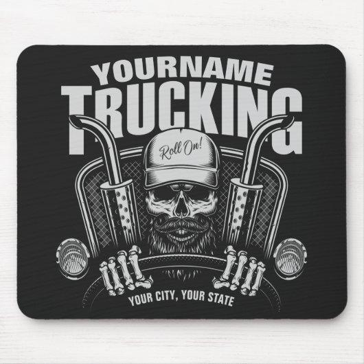 Speciaal truckgebruik Tucker Big Rig Truck Muismat (Voorkant)