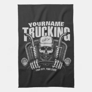 Speciaal truckgebruik Tucker Big Rig Truck Theedoek