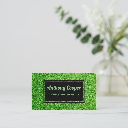 Speciaal tuinonderhoud in de grassector visitekaartje (Staand voorkant)