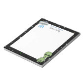 Speciaal UFO en Alien op Sterrennacht Notitieblok (Linkerzijde)