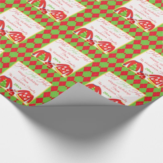 Speciaal Ugly kerstkeukenpapier Cadeaupapier (Hoek)