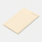 Speciaal uitgelijnd schoolpapier voor Notitieboek Post-it® Notes (Schuin)