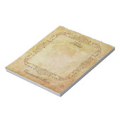 Speciaal uitgelijnd tapijt notitieblok (Linkerzijde)