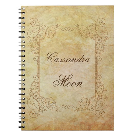 Speciaal uitgelijnd tapijt notitieboek (Voorkant)