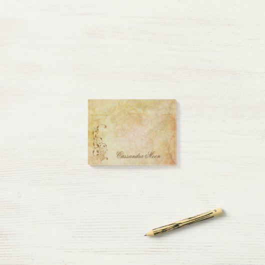 Speciaal uitgelijnd tapijt post-it® notes (Op bureau)