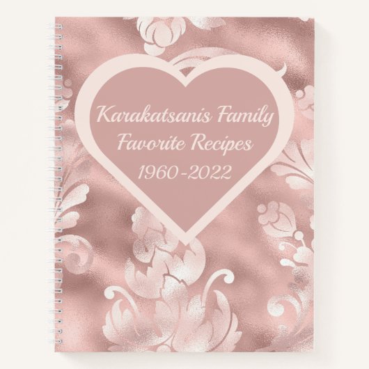 Speciaal uitgelijnd uitgelijnd Roze Keepomwille Re Notitieboek (Voorkant)