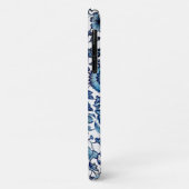 Speciaal uitgelijnde exotische afbeelding Blauw en Case-Mate iPhone Case (Achterkant/links)