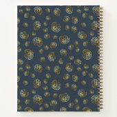 Speciaal uitgelijnde Gratitude-Journal met Gold Fl Notitieboek (Achterkant)