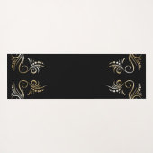 Speciaal uitgelijnde naam waterverf Chakras Yogamat (Achterkant (horizontaal))