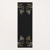 Speciaal uitgelijnde naam waterverf Chakras Yogamat (Achterkant)