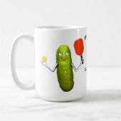 Speciaal uitgelijnde Pickleball Coffee-Mok Koffiemok (Links)